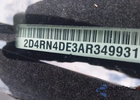 2010 Dodge Grand Caravan Se from USA, damaged, VIN 2D4RN4DE3AR349931